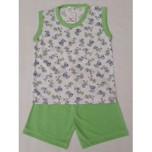 Pijama Regata Verde com Cachorro 4